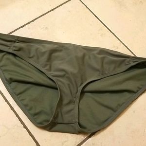 Army green bikini bottoms